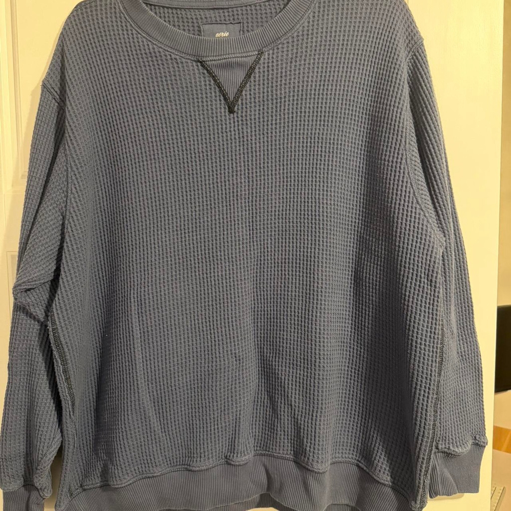 Aerie waffle knit sweater
